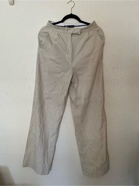 Zara beige/tan wide-Leg Pants